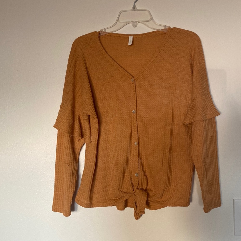 PINK BLUSH button down top size S